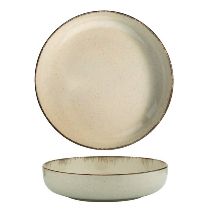 Hermia Vajilla de Porcelana 24 Piezas Canela Hermia Vajilla de Porcelana 24 Piezas Canela